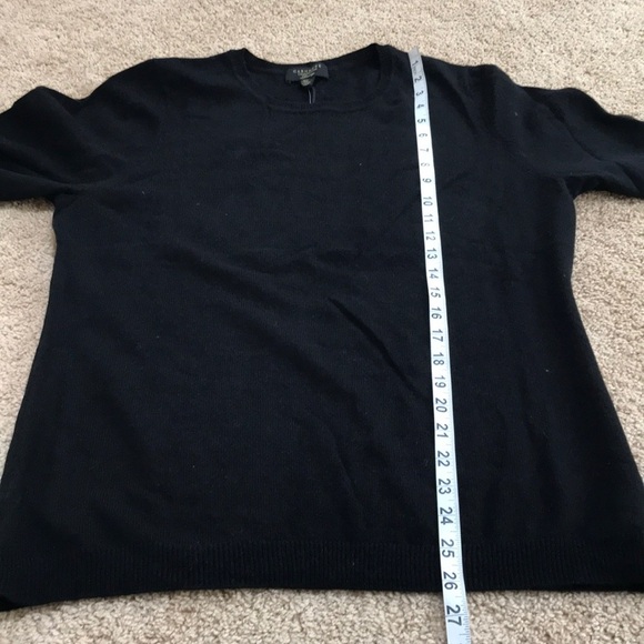 NWT! CHARTER CLUB Size XL black cashmere sweater - Picture 5 of 8